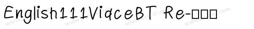 English111ViaceBT Re字体转换